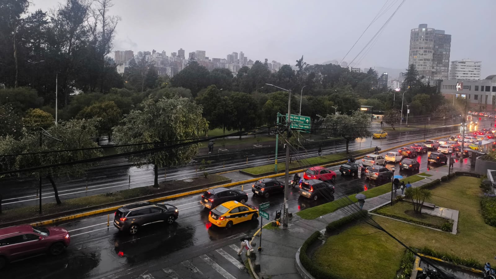 Lluvia en Quito