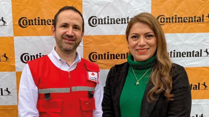 Continental Tire Andina realizó la donación de un bus a la Cruz Roja Ecuatoriana