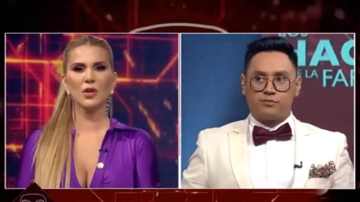 Carolina Jaume y Lazito de la farándula