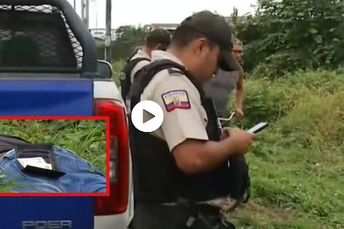 Hallan el cuerpo de un joven de 25 años abandonado en la vía a Daule