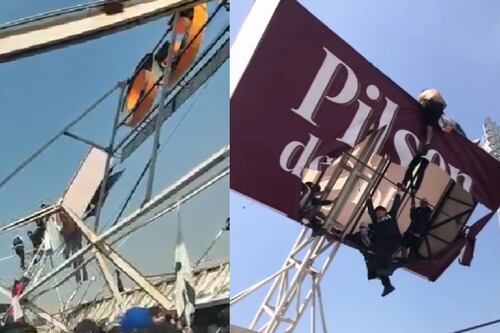 ¡Impactante! Colapsó techo de un estadio en Chile, con centenares de hinchas