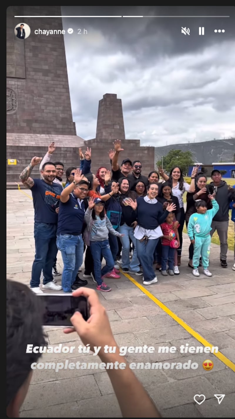 Chayanne en la Mitad del Mundo