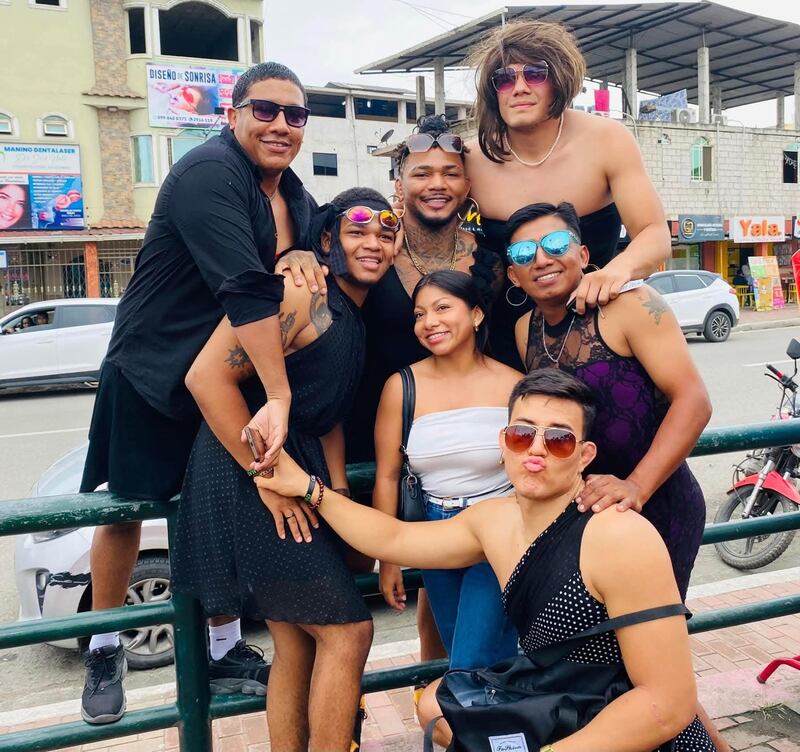 Michael Morales de viuda en Ecuador