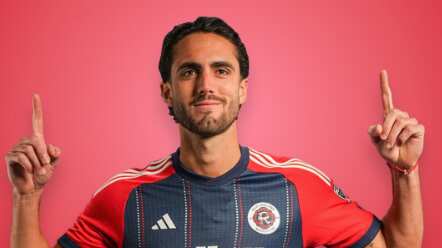 Leonardo Campana con el New England Revolution de la MLS
