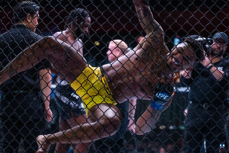Michael Morales tras su victoria ante Magny