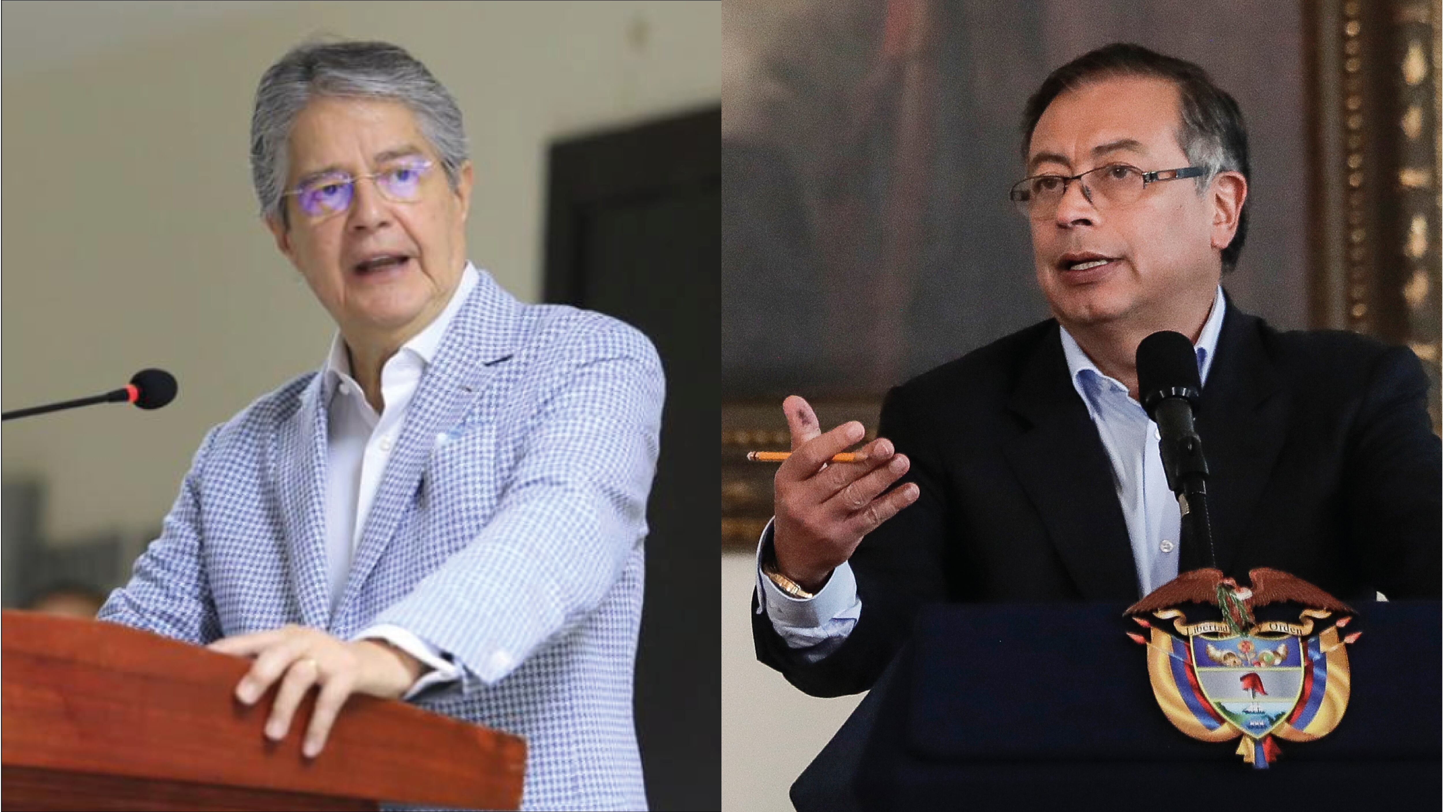 Presidentes de Ecuador y Colombia, Guillermo Lasso y Gustavo Petro