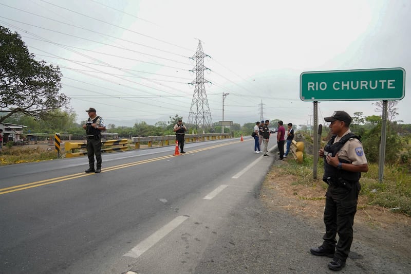 Explosión en Puente Churute