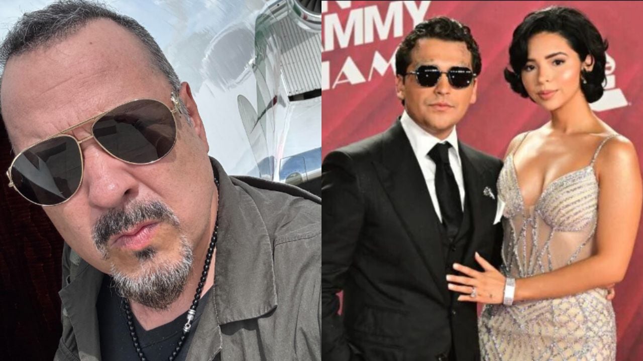 Pepe Aguilar, Christian Nodal y Ángela Aguilar