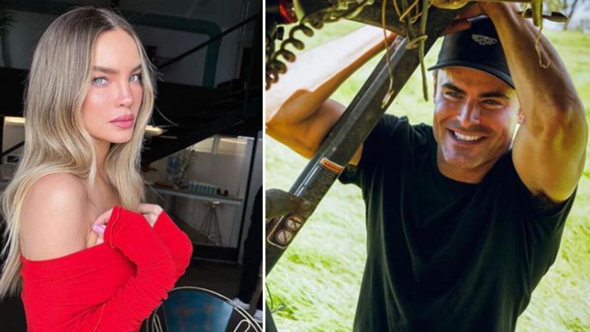 Belinda y Zac Efron foto