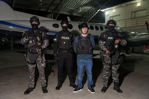 Lobo Menor puede estar en la lista de extraditables a EE. UU, dice John Reimberg tras su llegada a Ecuador