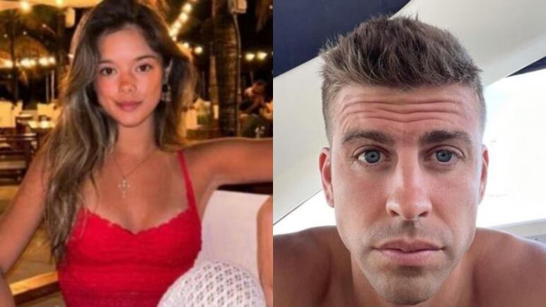 Julia Puig y Gerard Piqué