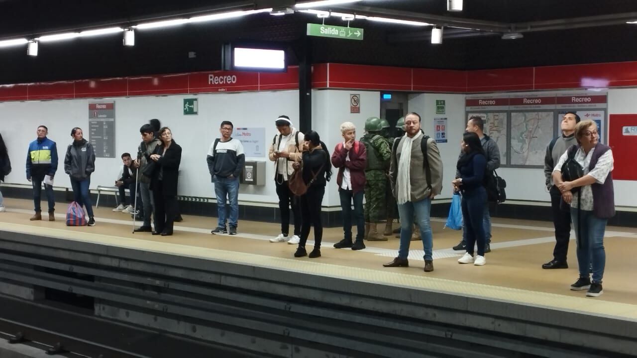 Metro de Quito está militarizado
