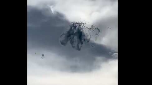 Extraña nube oscura en Sídney