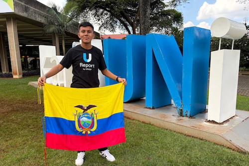 Johao Moya, adolescente de Sucumbíos, representó a Ecuador en encuentro mundial sobre salud infantil en Kenia