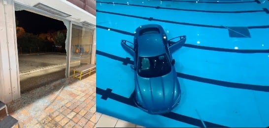 Salvavidas rescatan rápidamente a las ocupantes tras insólito accidente en Francia.