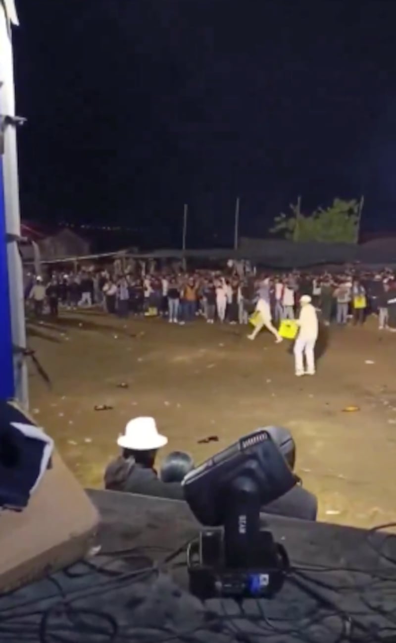 Batalla campal se registró en feriado.