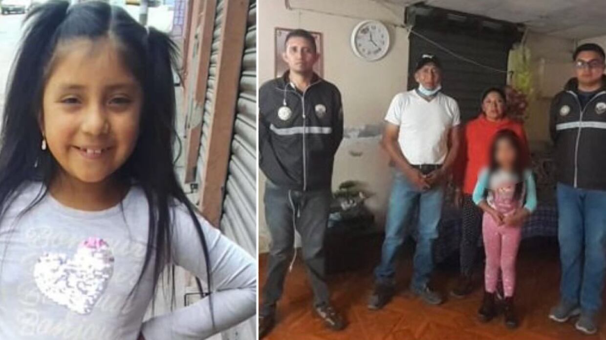 Emily fue localizada en Quito