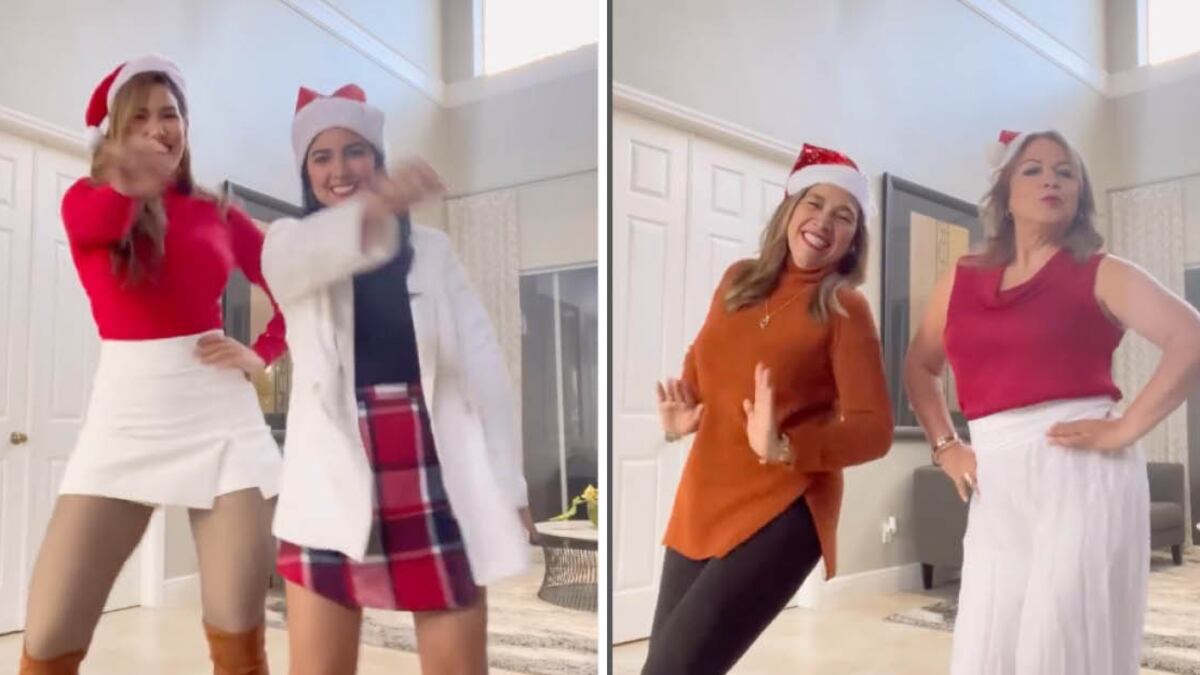 Alejandra Jaramillo con la familia de Efraín Ruales