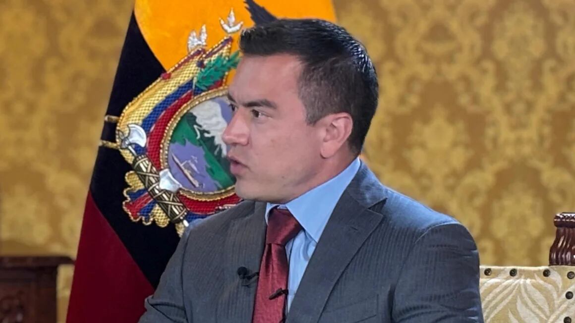 Presidente Daniel Noboa sobre las muertes violentas en Ecuador