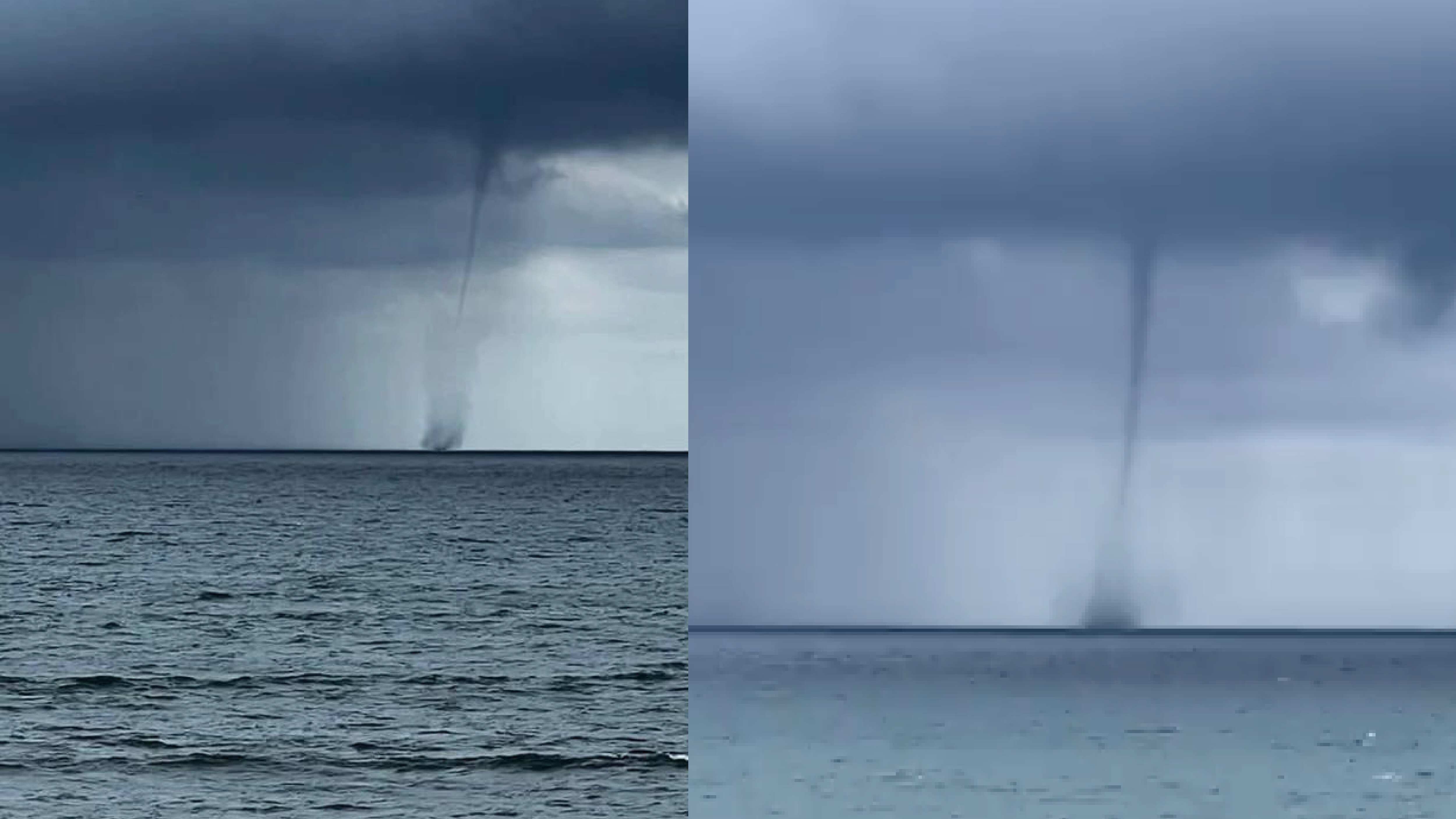 ¿Por qué se formó una tromba marina en las costas de Santa Elena? ¿Es peligroso?