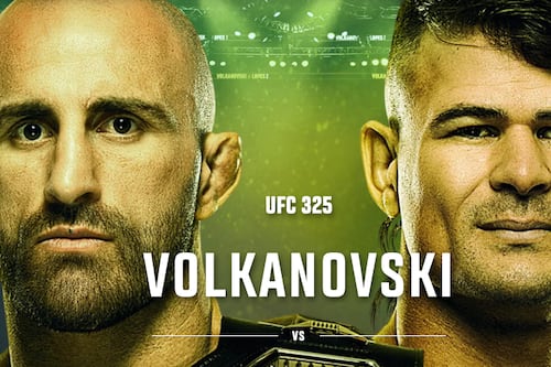 UFC 325: hora para ver en Ecuador la pelea entre Volkanovski vs Diego Lopes
