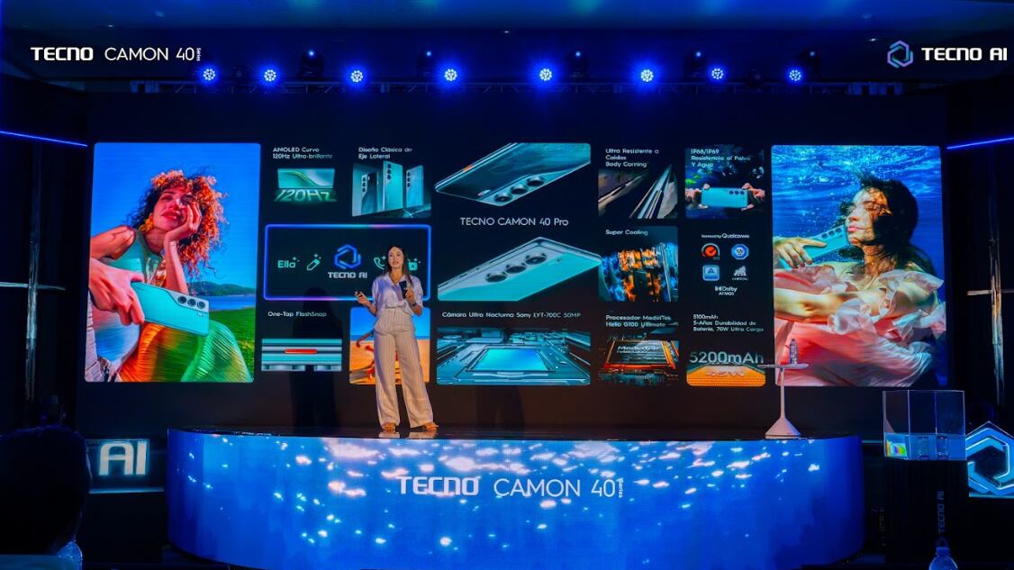 TECNO MOBILE presenta la Serie CAMON 40 y su ecosistema de IA