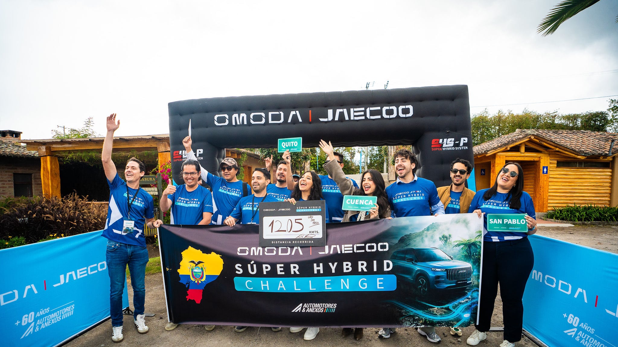 JAECOO J7 Y OMODA C5 recorrieron dos regiones del Ecuador superando los 1.205 KM de autonomía