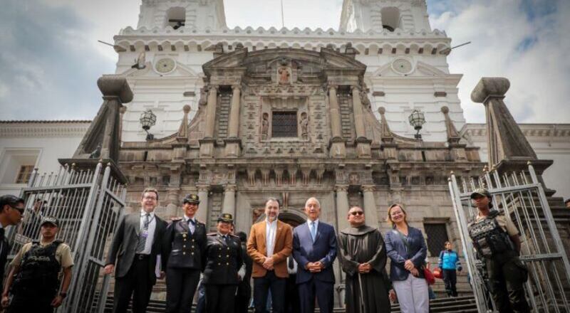 Presidente de Portugal visita Quito