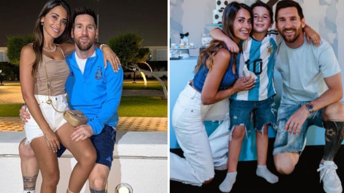 Los looks de Antonela Roccuzzo y Messi por el que los comparan y critican al futbolista
