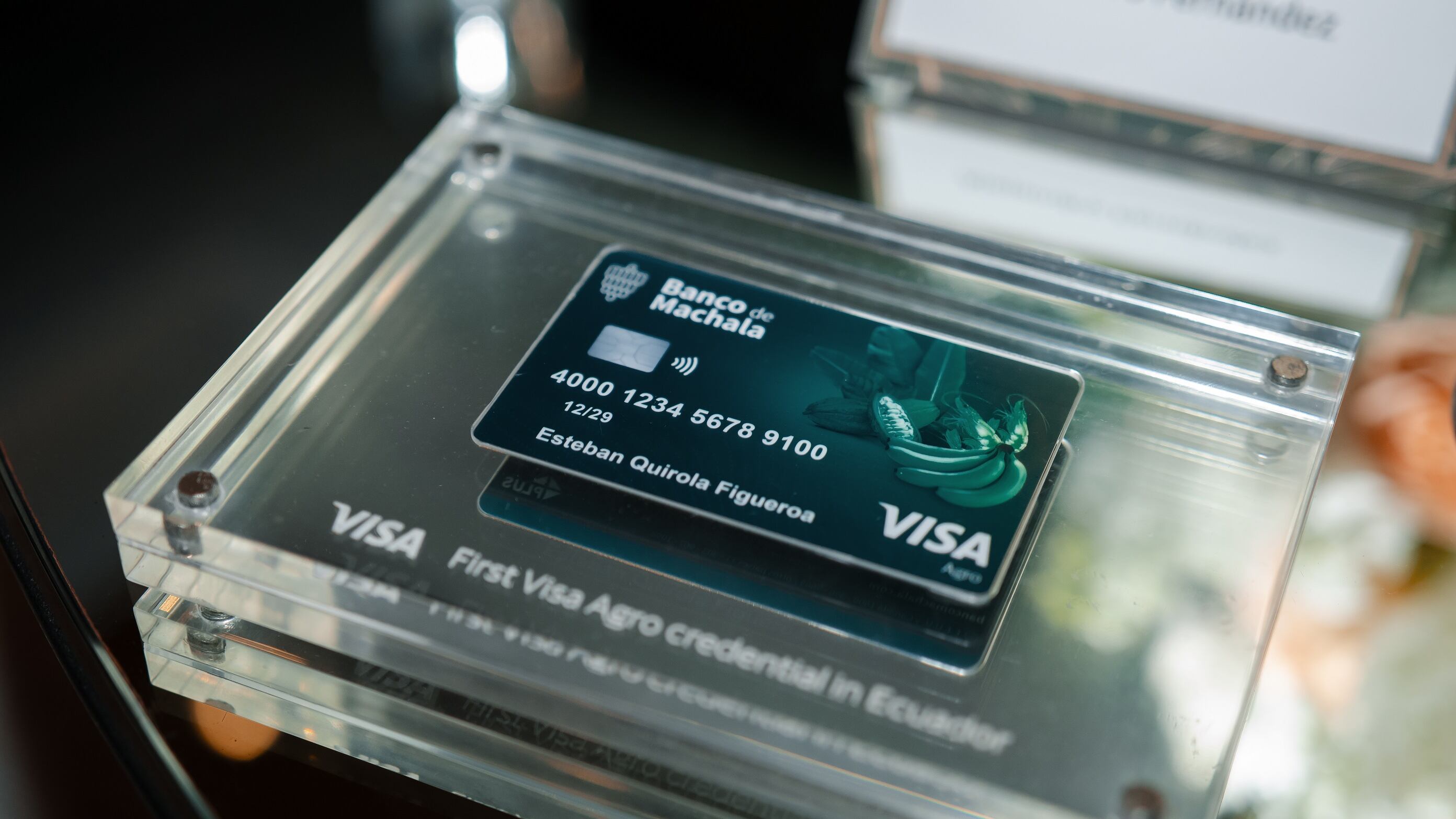 Tarjeta Visa Agro, de Banco de Machala.