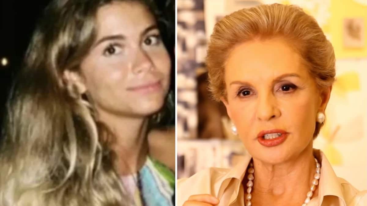 Clara Chía posó con un look crochet antes de que se convirtiera en la favorita del verano, pero ¿Qué opinaría Carolina Herrera?