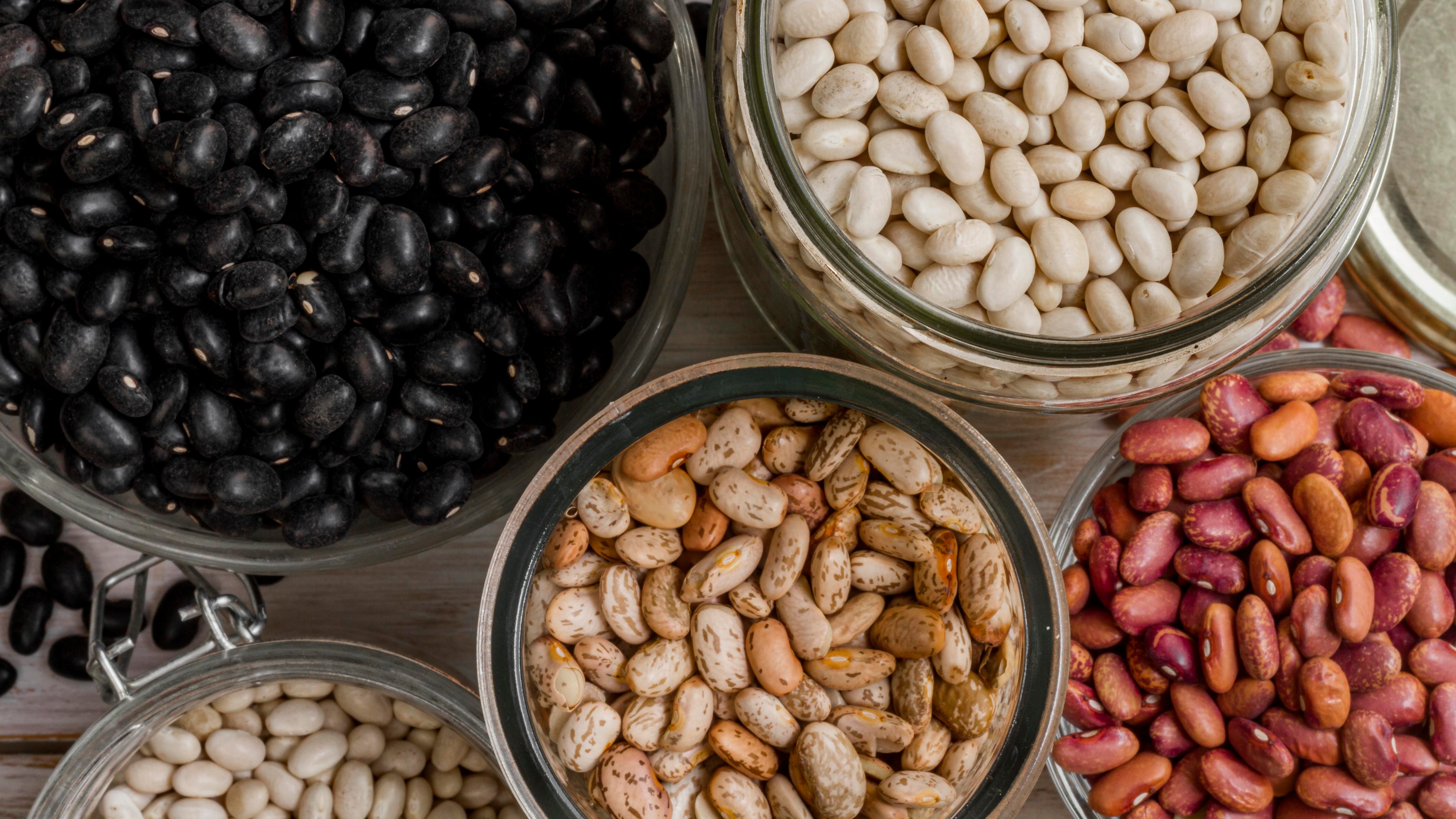 El frijol es una planta leguminosa, proveniente de América del Sur y América Central, cuyas semillas comestibles reciben el mismo nombre. Es uno de los alimentos más antiguos y nutritivos del mundo. Foto: Freepik.