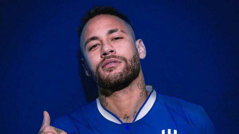 Neymar con la camiseta del Al Hilal