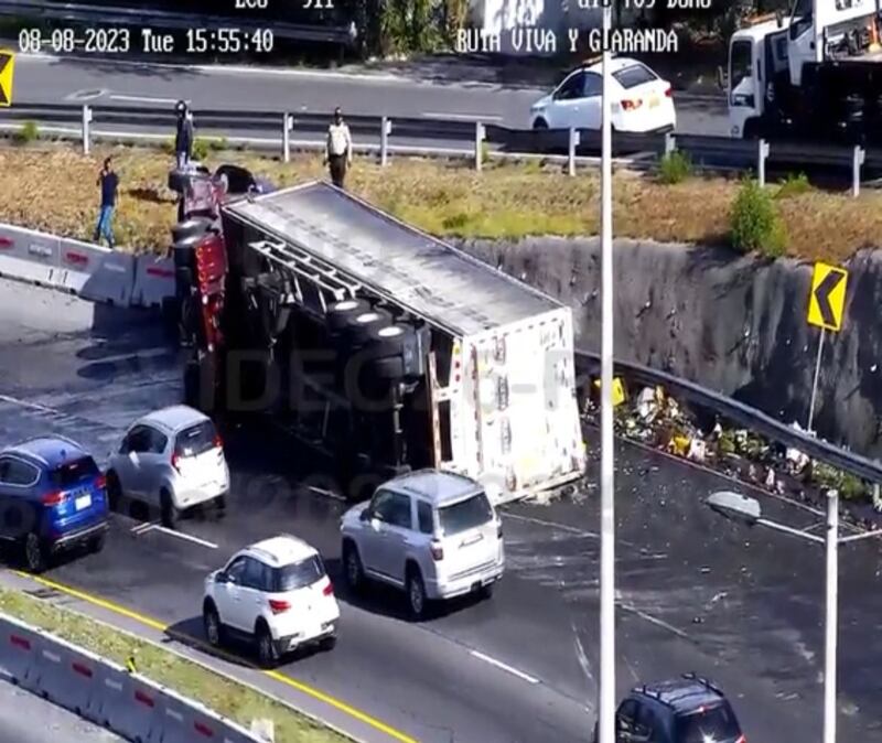 Accidente de tránsito en la Ruta Viva