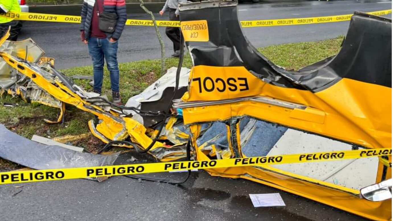 Accidente en la Simón Bolívar