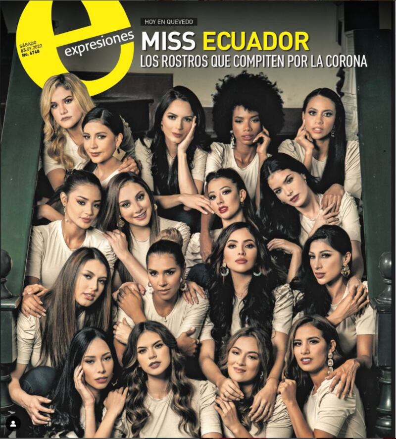Candidatas Miss Ecuador 2022