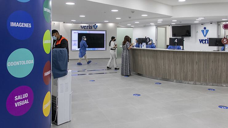 Veris es la central médica con amplia cobertura en el país.