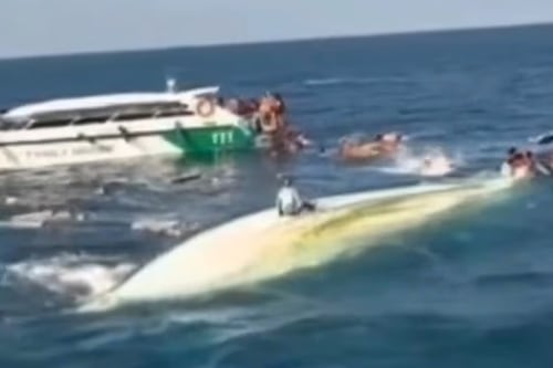 Choque de embarcaciones en islas Phi Phi causa pánico y una víctima mortal