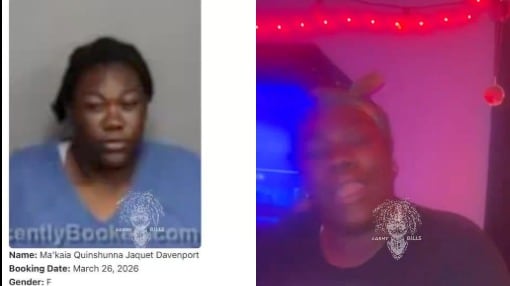 La mujer de 21 años fue acusada tras ser hallada con el menor en el interior de la casa.