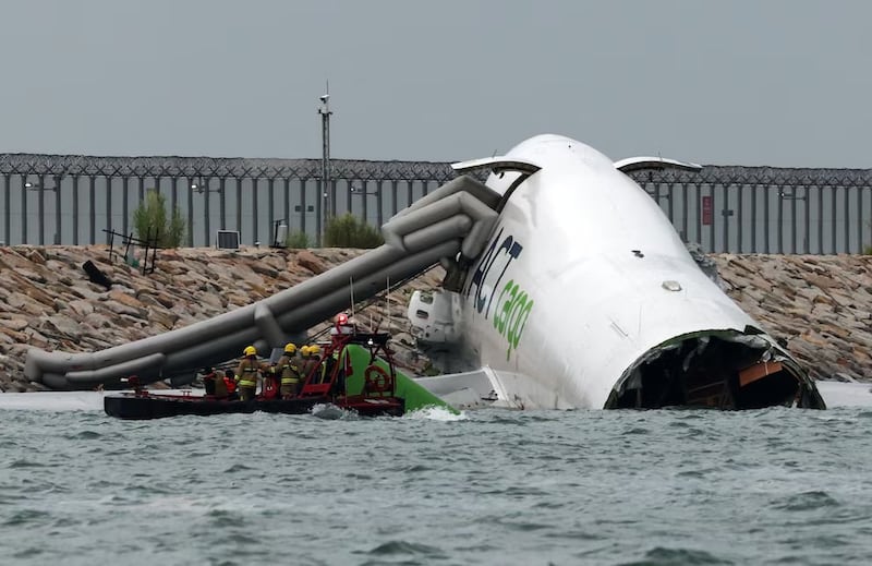 Accidente en el aeropuerto de Hong Kong
