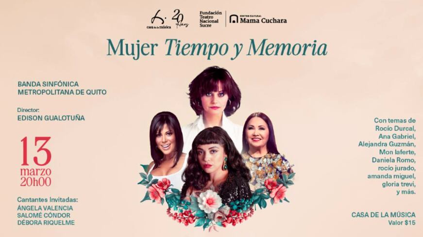 Casa de la Música presenta Mujer Tiempo y Memoria