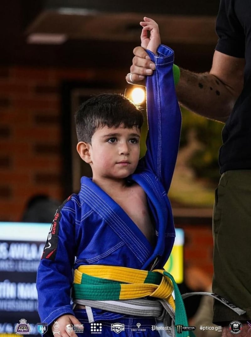 Uno de los grandes protagonistas fue Luis Villavicencio, ganó su primera medalla de oro internacional a sus 6 años