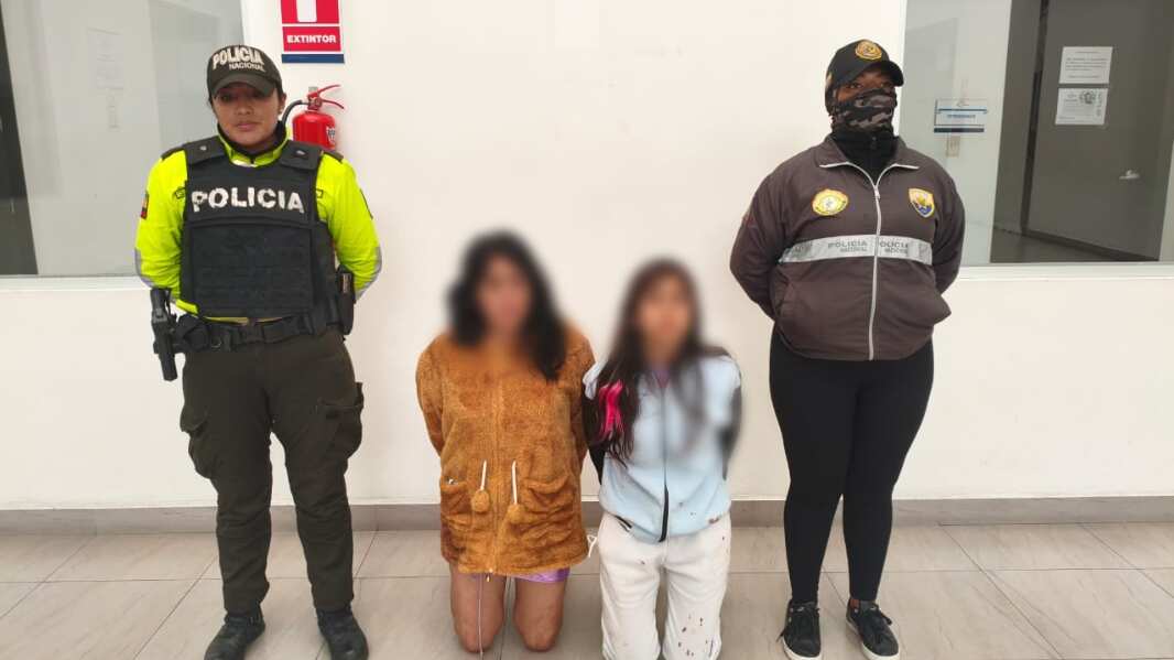 Dos mujeres fueron aprehendidas por el asesinato de un joven en el sur de Quito