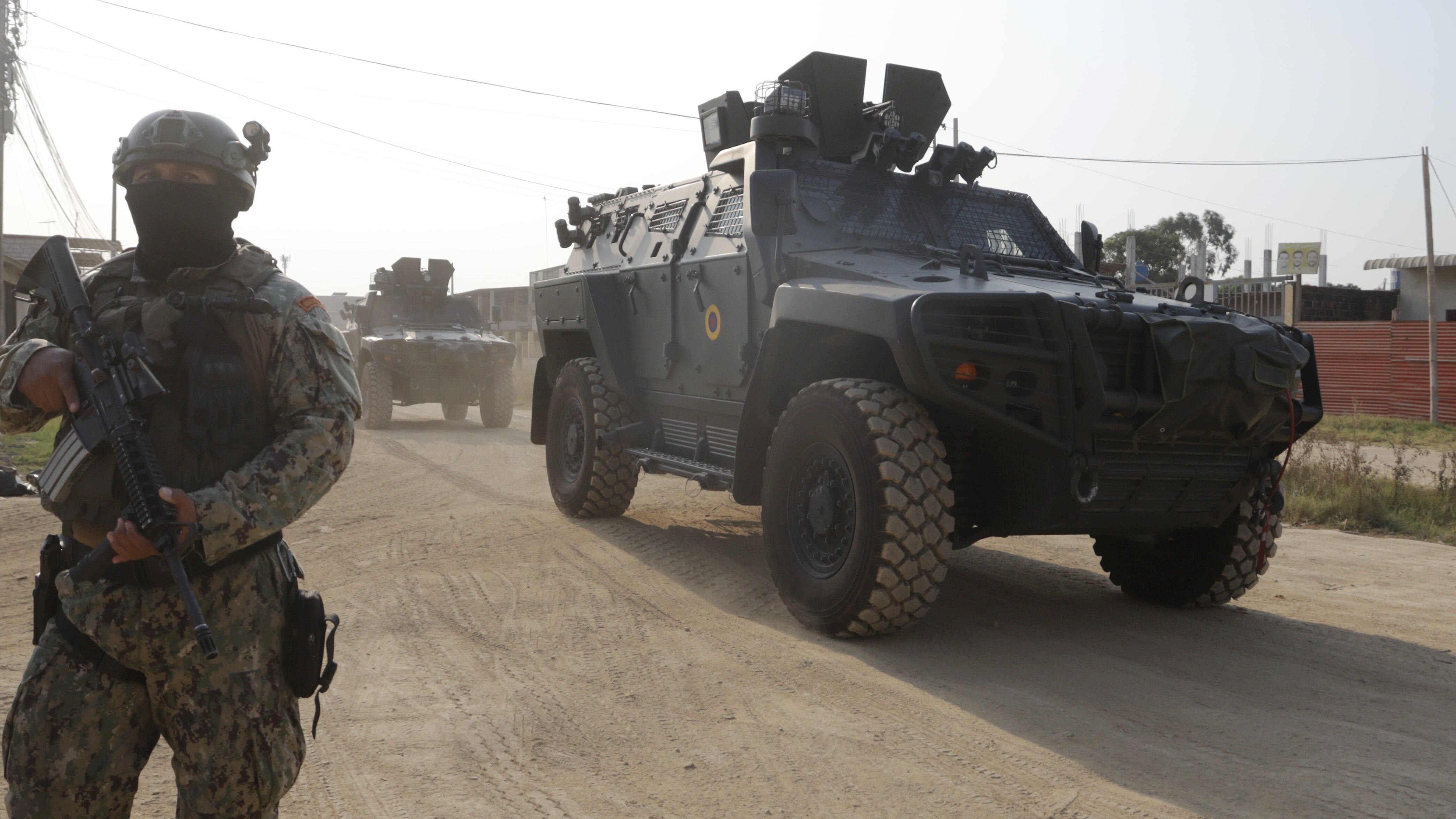 Operativo militar en Durán