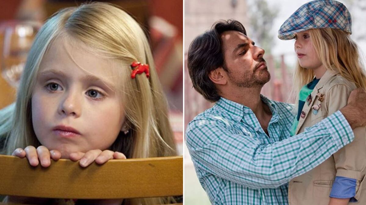 Loreto Peralta tenía 9 años cuando dio vida a Maggie Bravo en 'No se aceptan devoluciones'