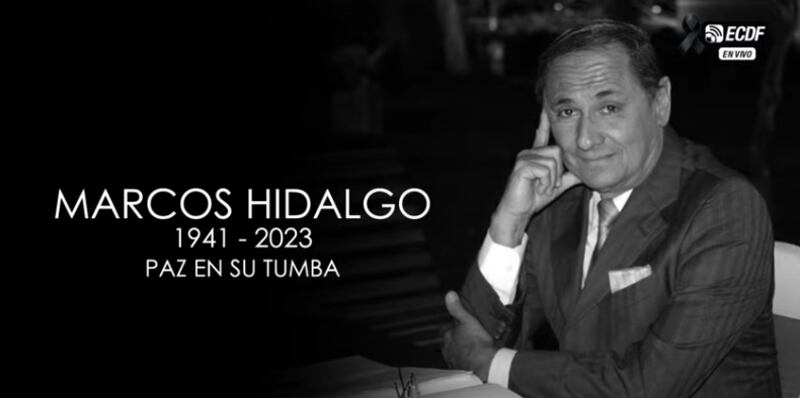Marcos Hidalgo falleció haciendo lo que amaba