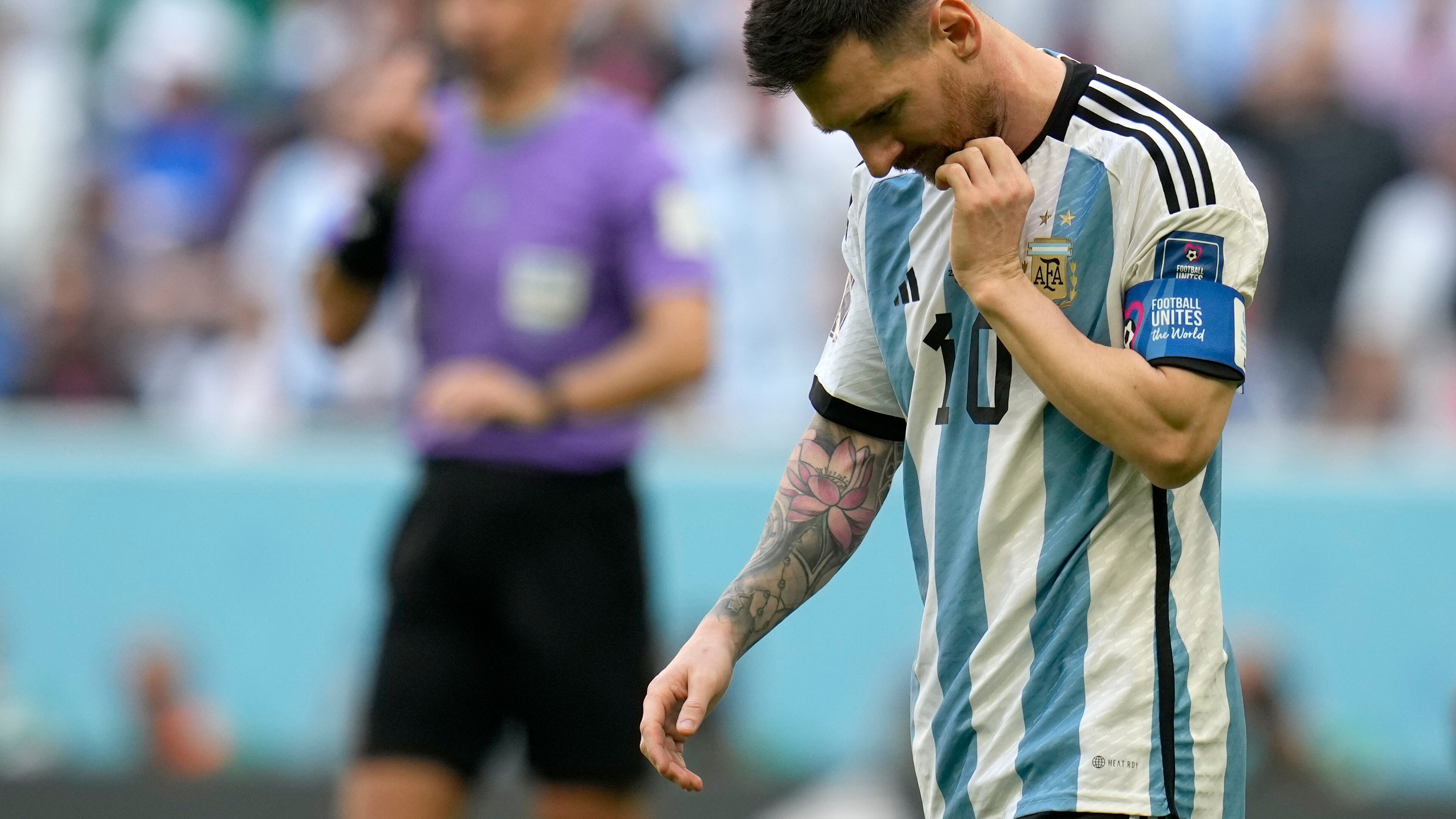 Argentina perdió 2-1 ante Arabia Saudita