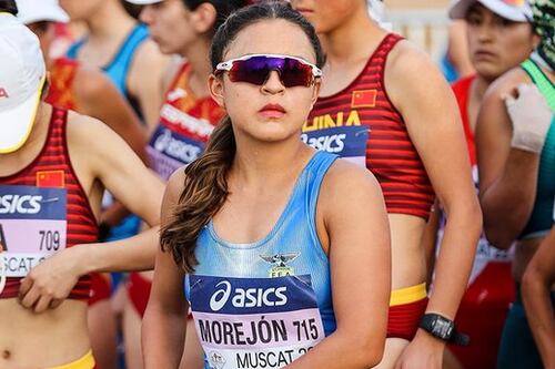 ¡Glenda Morejón no para de crecer! La ecuatoriana es la primera mujer marchista en clasificar a los Juegos Olímpicos 2024