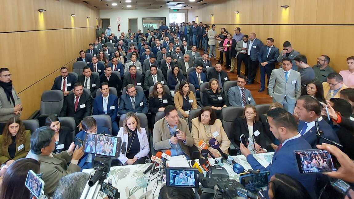 Equipo de trabajo de Cristian Zamora, nuevo alcalde de Cuenca