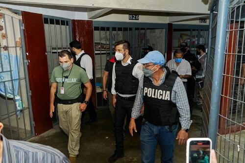 Pablo Arosemena visita las cárceles dentro de sus primeras labores como Gobernador del Guayas